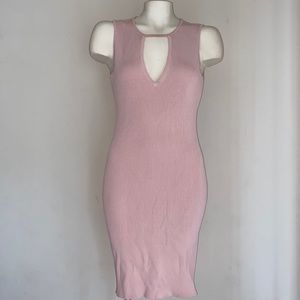 Guess dress dusty pink bandage style Medium NWT $98